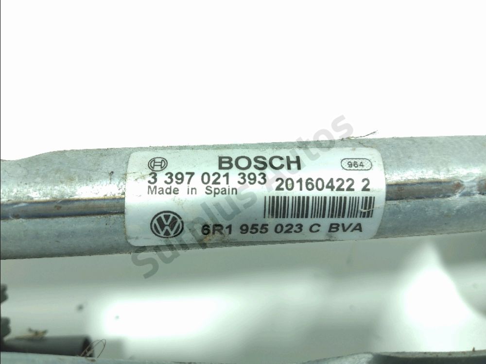 Mécanisme + moteur d'essuie glace avant