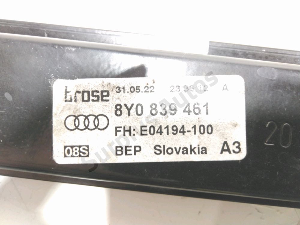 Lève-vitre électrique arrière gauche