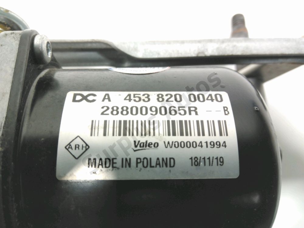 Mécanisme + moteur d'essuie glace avant