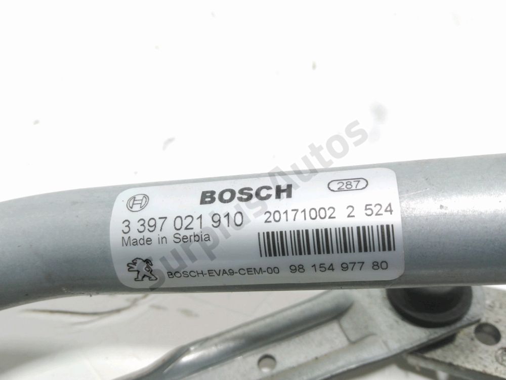 Mécanisme + moteur d'essuie glace avant