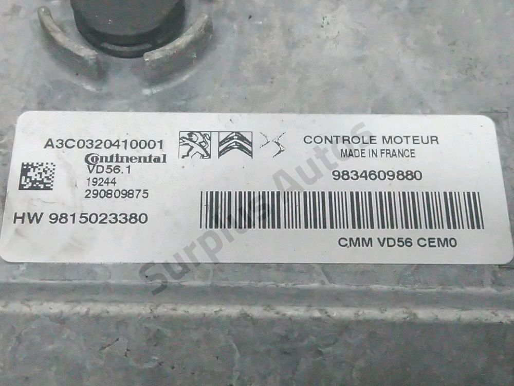 Calculateur moteur