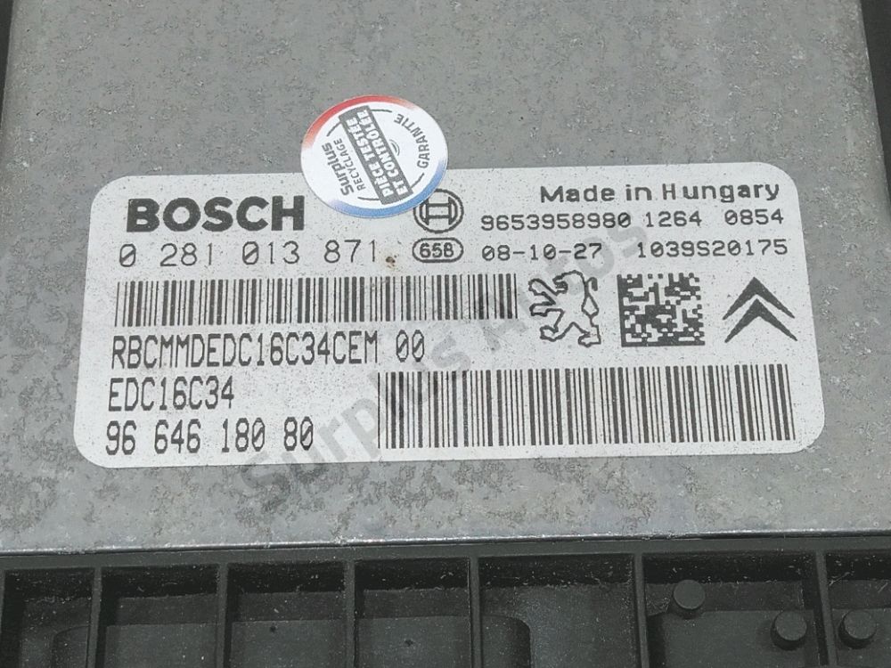 Calculateur moteur