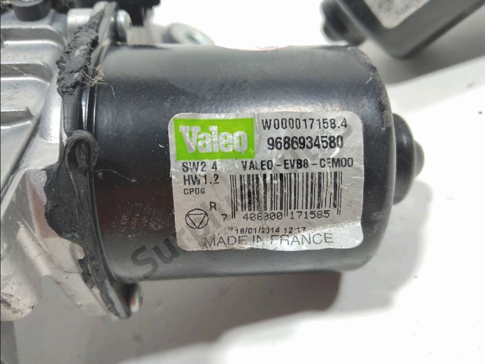 Mécanisme + moteur d'essuie glace avant