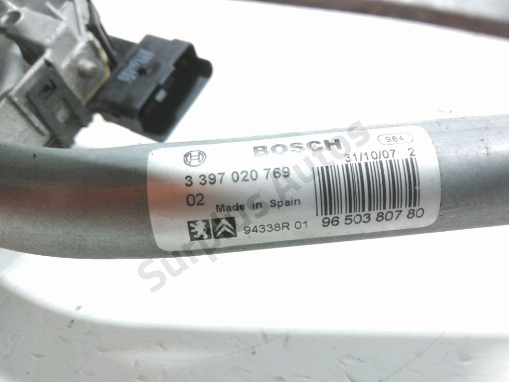 Mécanisme + moteur d'essuie glace avant