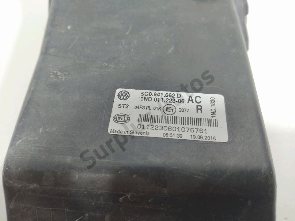 Antibrouillard avant droit