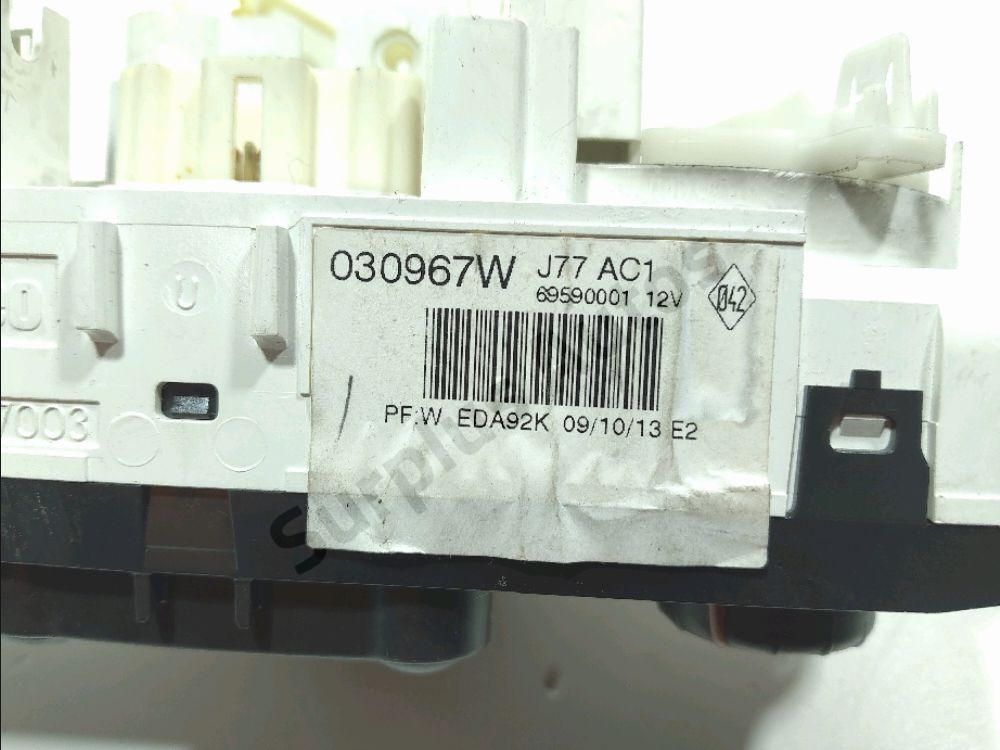 Commande de chauffage