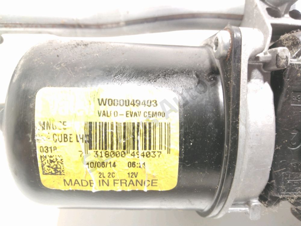 Mécanisme + moteur d'essuie glace avant