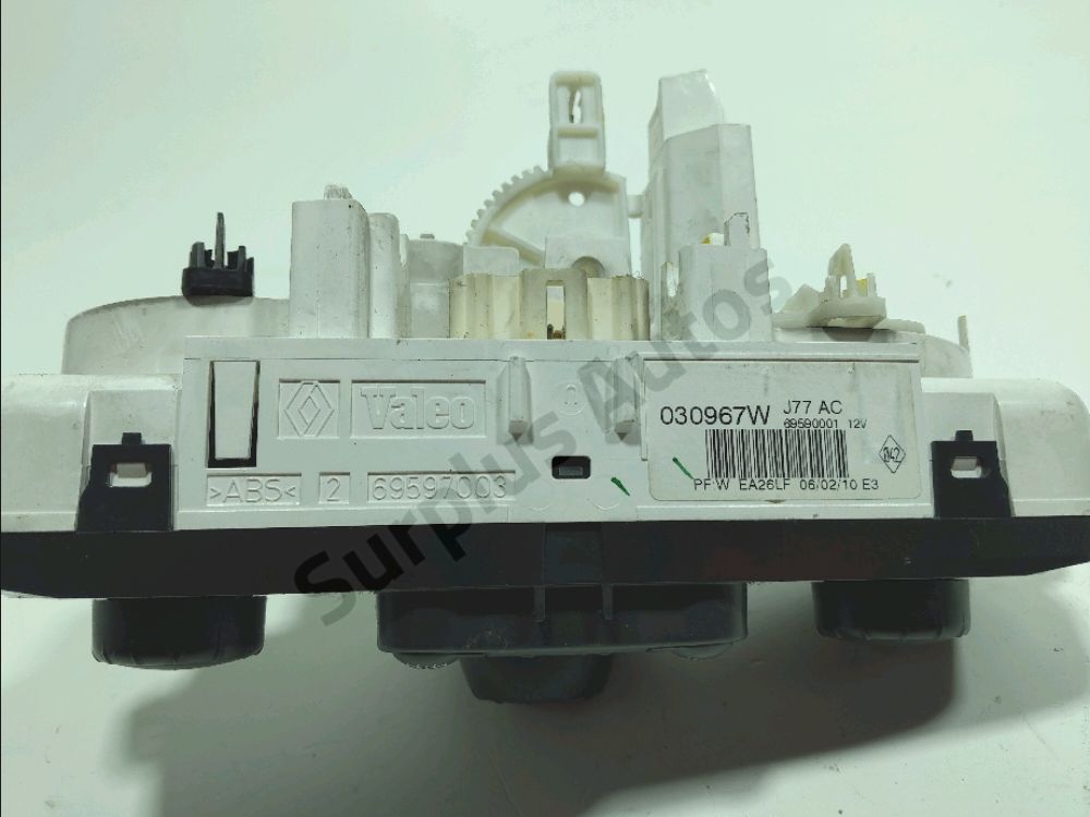 Commande de chauffage