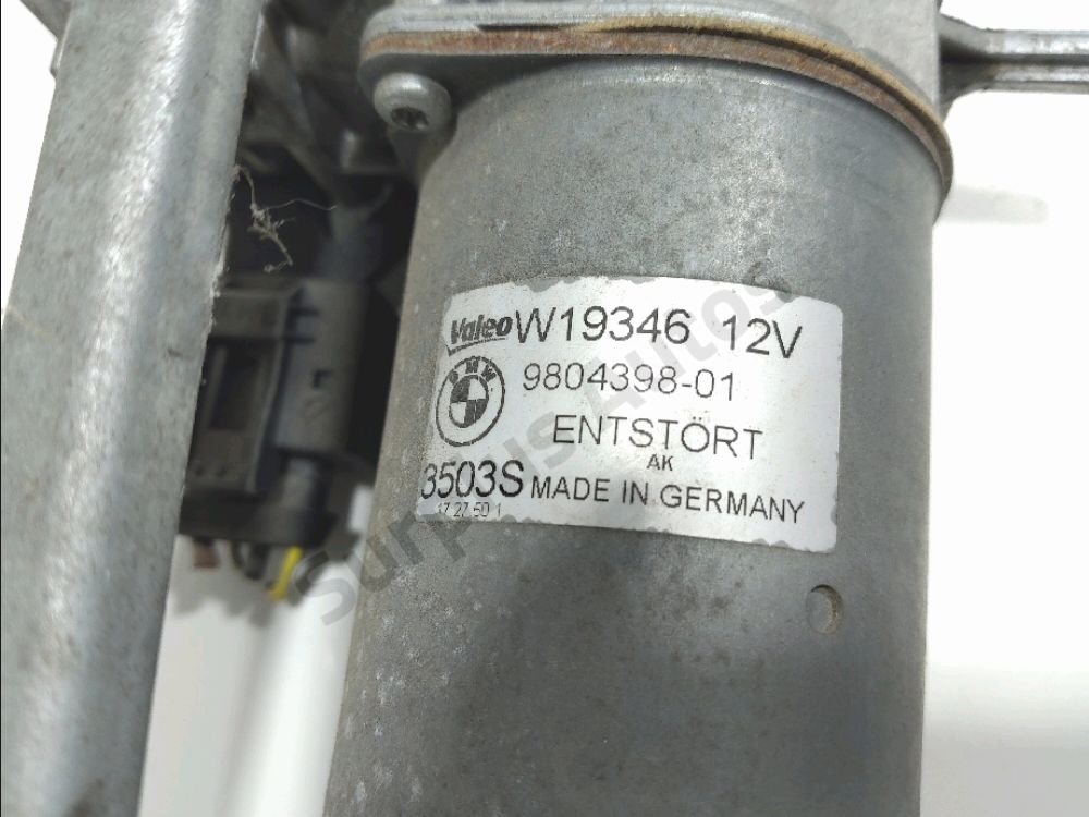 Mécanisme + moteur d'essuie glace avant