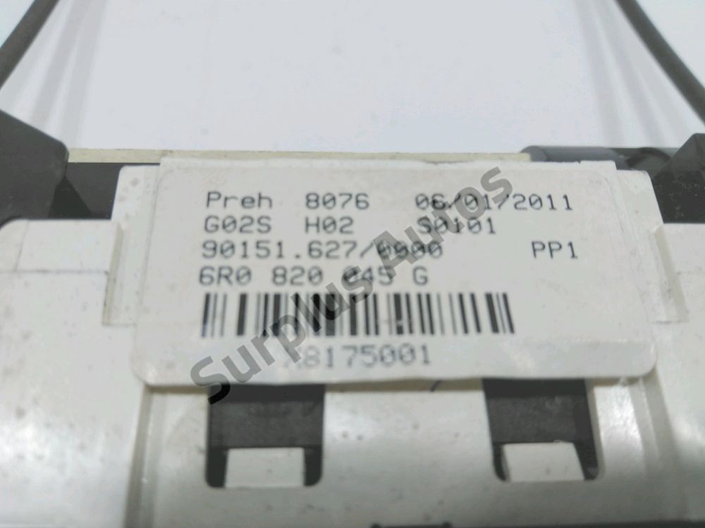 Commande de chauffage