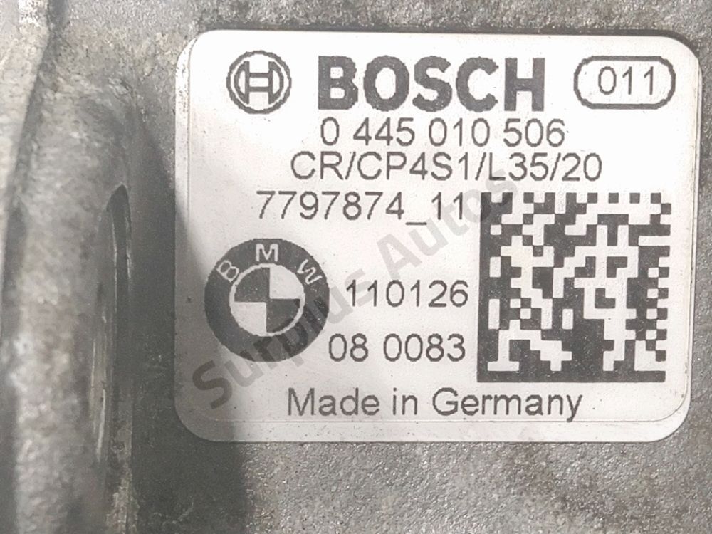 Pompe haute pression