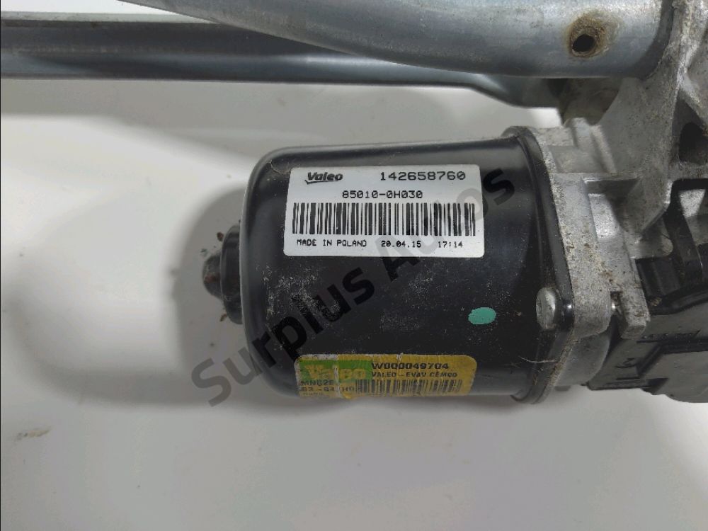 Mécanisme + moteur d'essuie glace avant