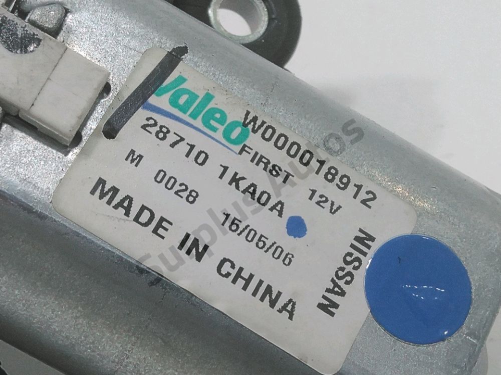 Moteur d'essuie glace arrière