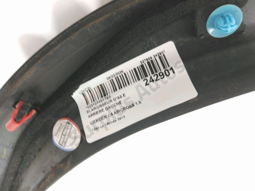 Elargisseur d'aile arrière gauche