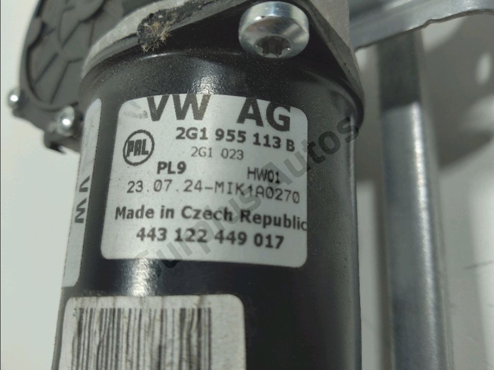 Mécanisme + moteur d'essuie glace avant
