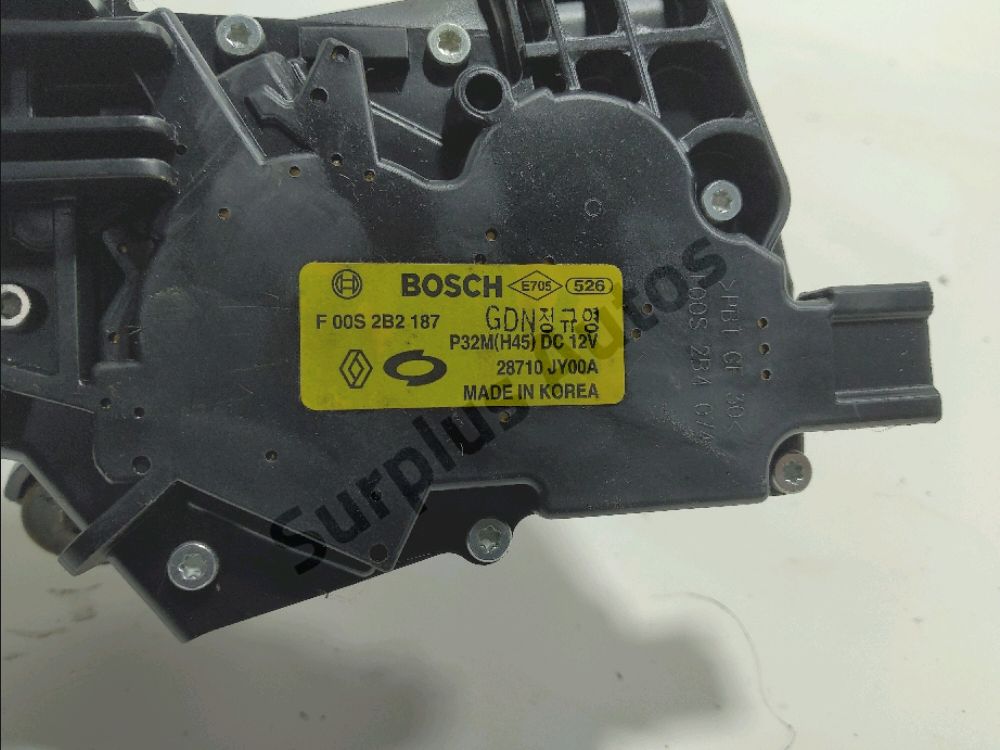 Moteur d'essuie glace arrière