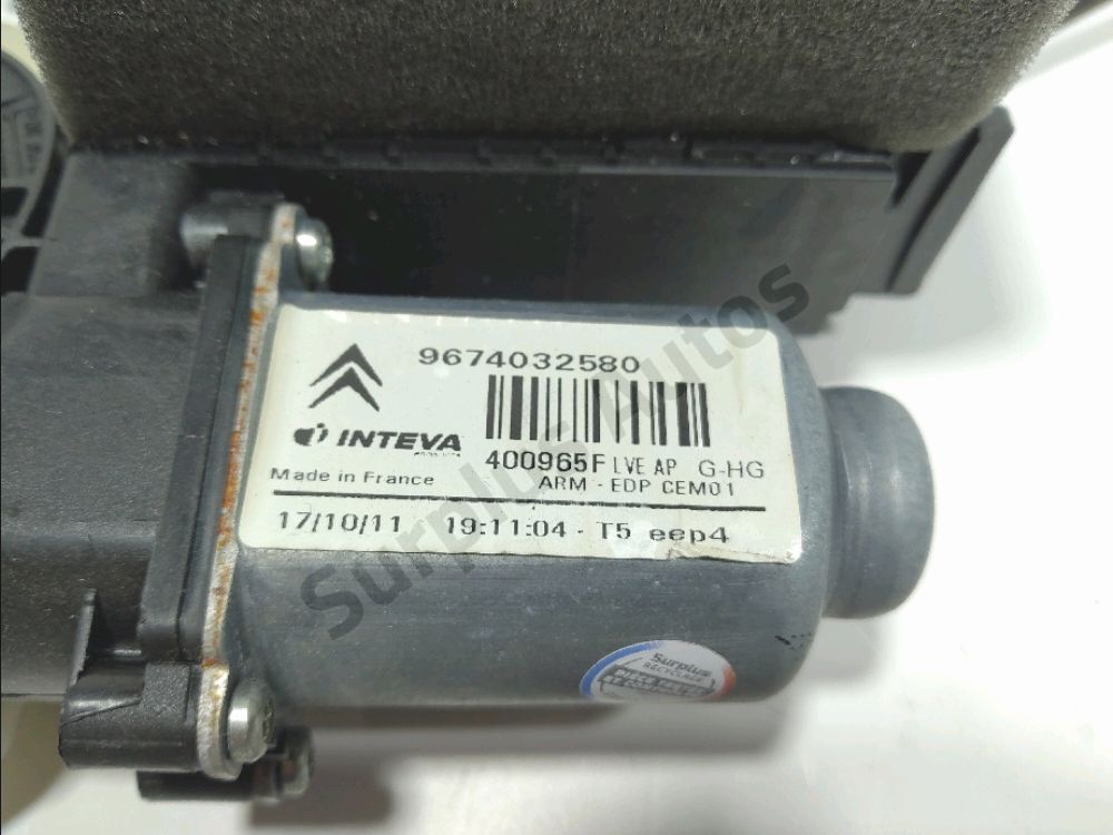 Lève-vitre électrique avant gauche