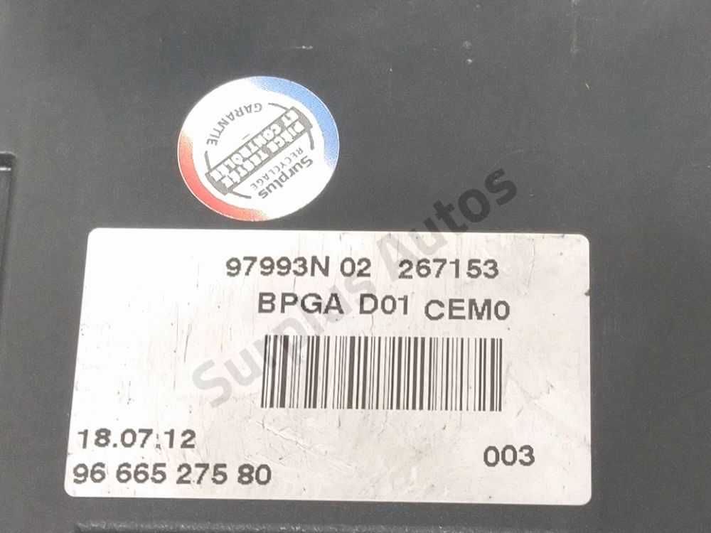 BPGA - Boitier Fusible Batterie