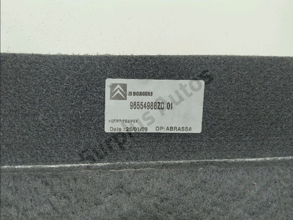 Tapis de coffre