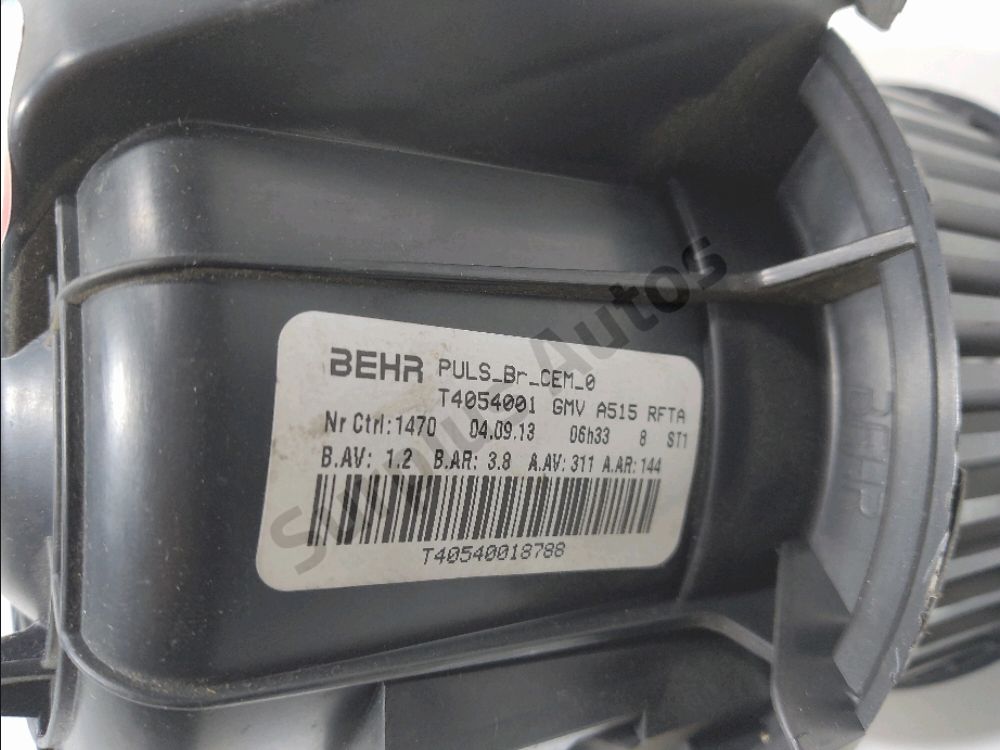 Ventilateur de chauffage