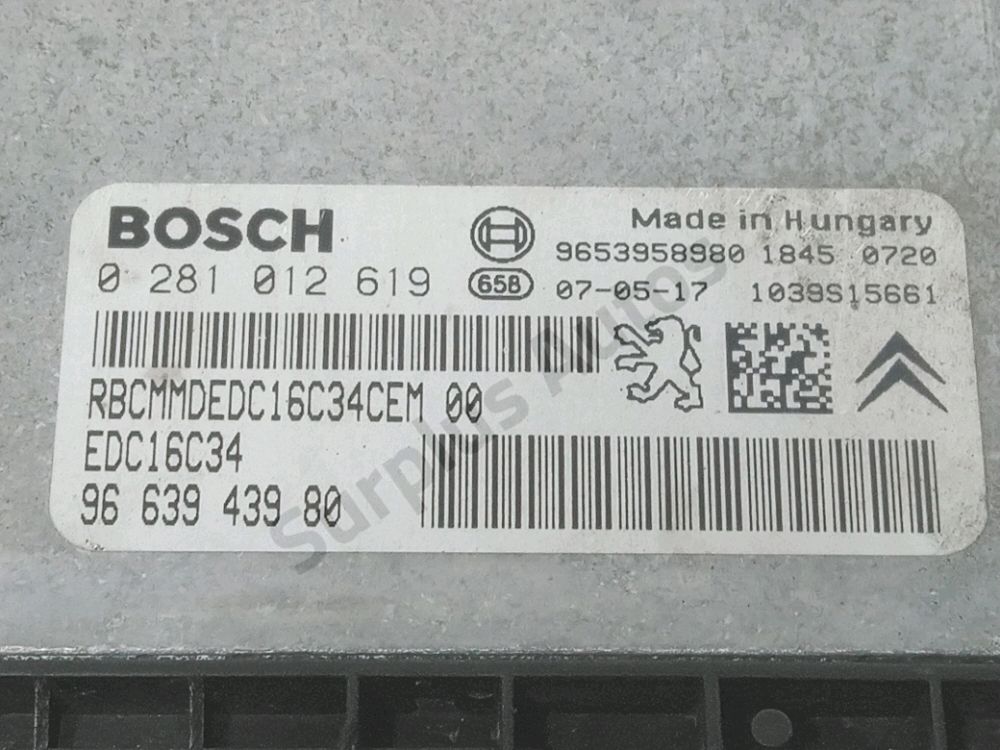 Calculateur moteur