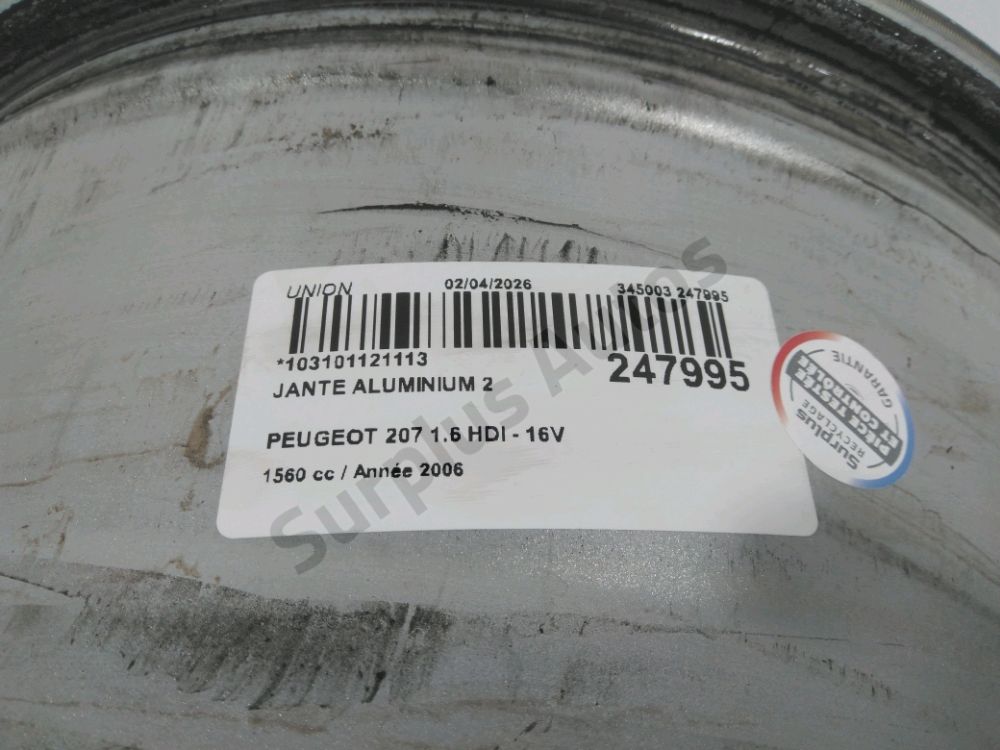 Jante aluminium
