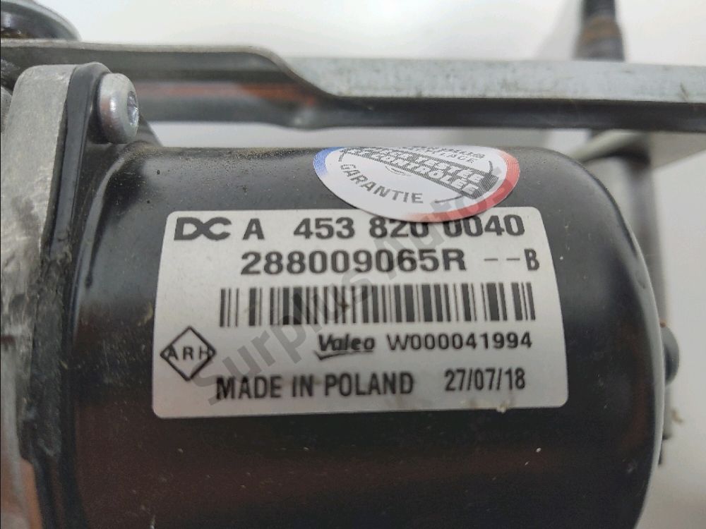 Mécanisme + moteur d'essuie glace avant