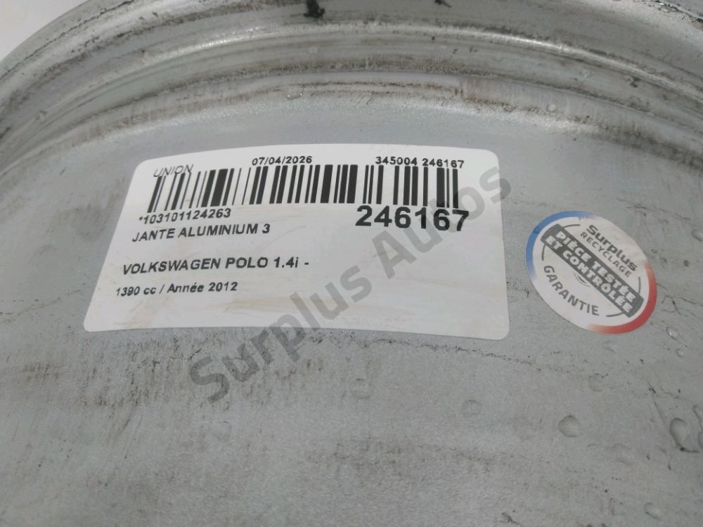 Jante aluminium