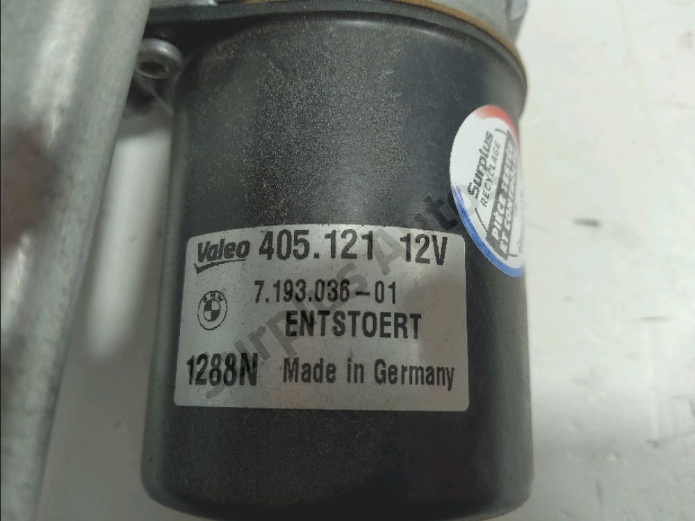 Mécanisme + moteur d'essuie glace avant