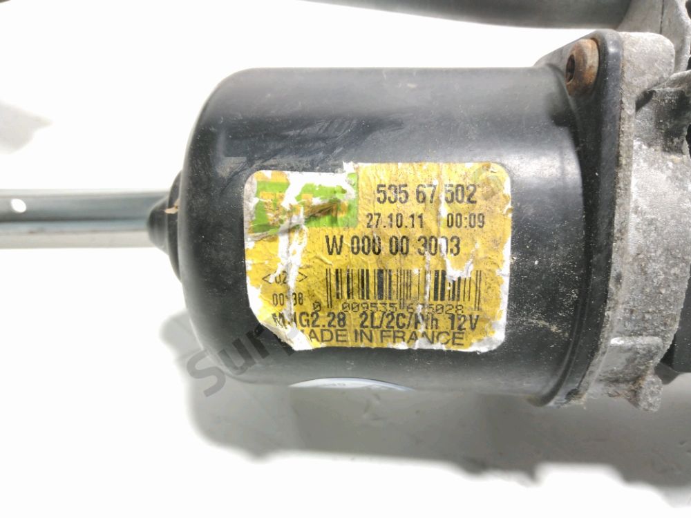 Mécanisme + moteur d'essuie glace avant