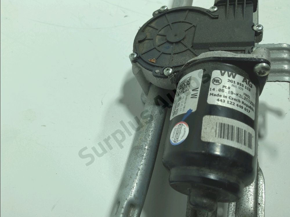 Mécanisme + moteur d'essuie glace avant