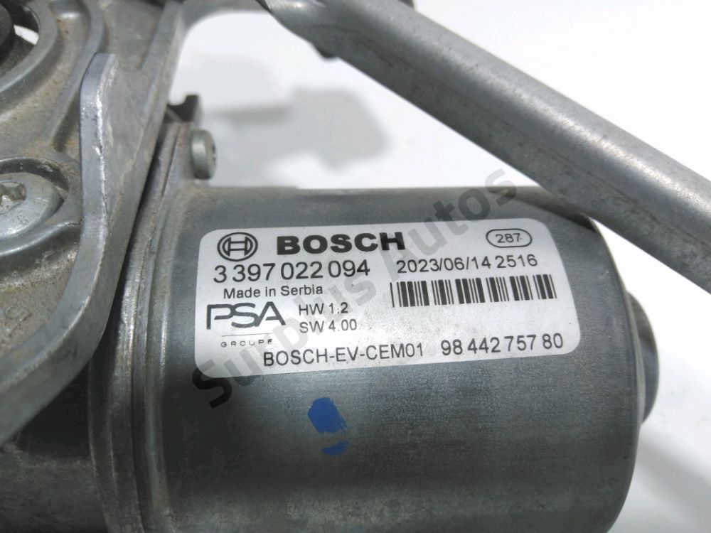 Mécanisme + moteur d'essuie glace avant