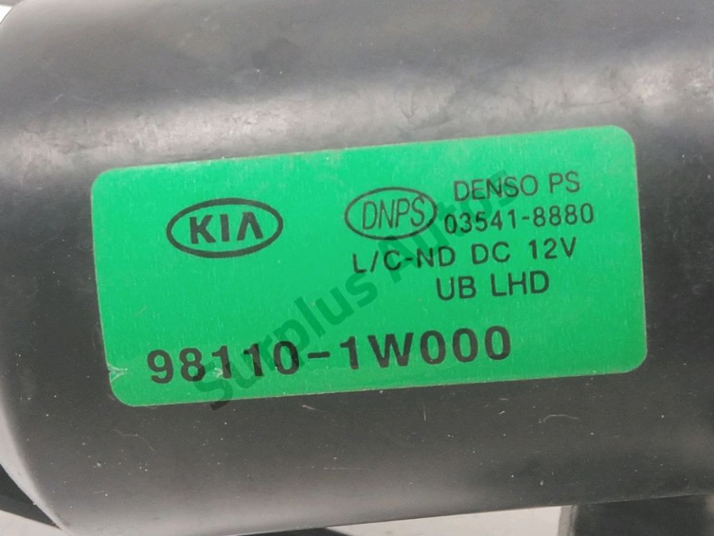 Mécanisme + moteur d'essuie glace avant