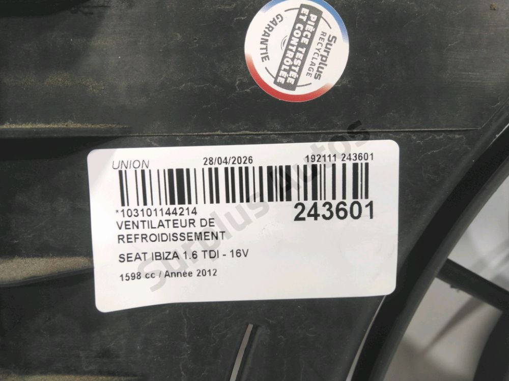 Ventilateur de refroidissement