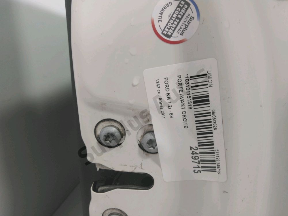 Porte avant droite