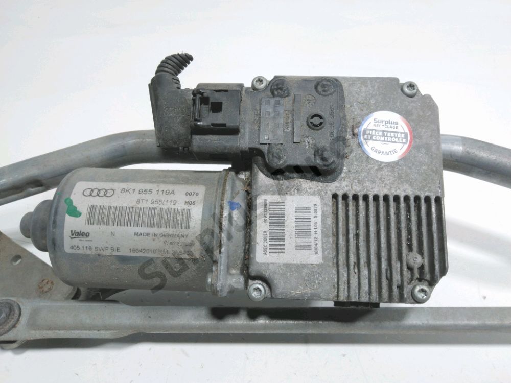 Mécanisme + moteur d'essuie glace avant