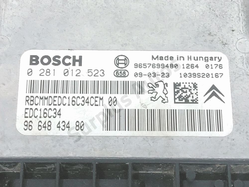 Calculateur moteur
