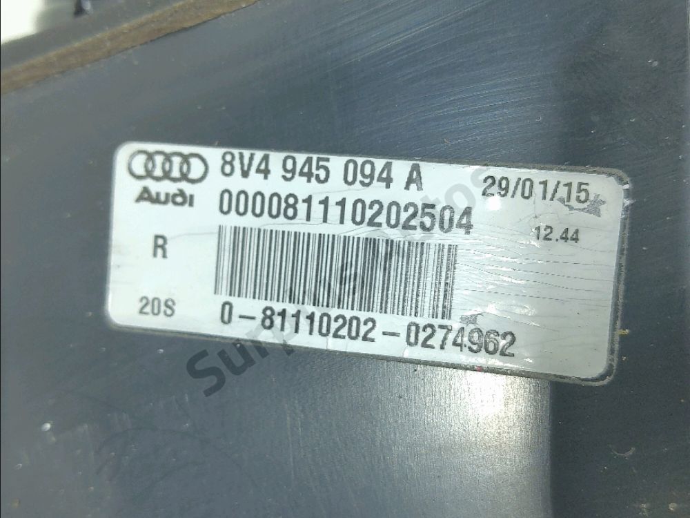 Feu arrière intérieur droit