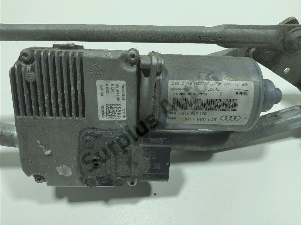 Mécanisme + moteur d'essuie glace avant
