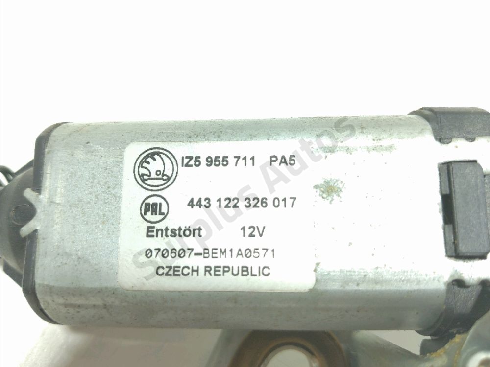 Moteur d'essuie glace arrière