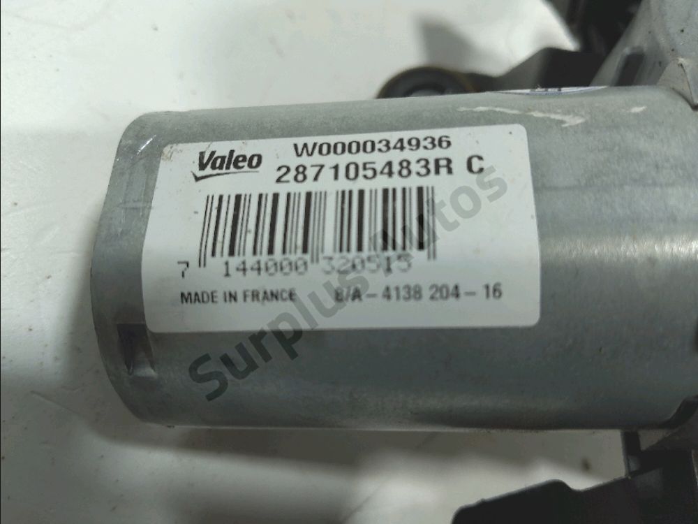 Moteur d'essuie glace arrière