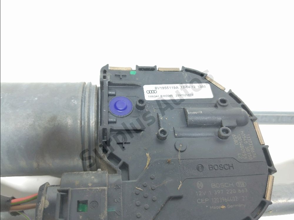 Mécanisme + moteur d'essuie glace avant