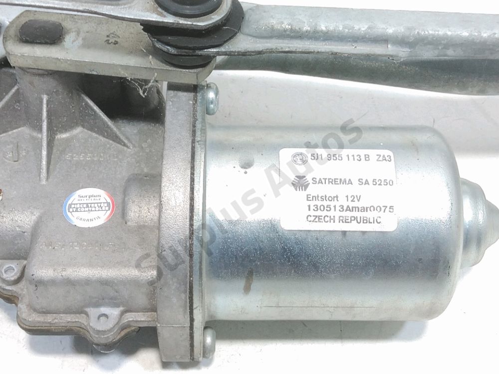 Mécanisme + moteur d'essuie glace avant