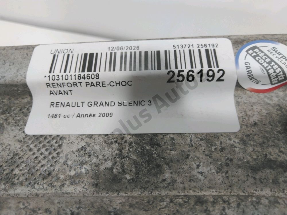 Renfort pare-choc avant