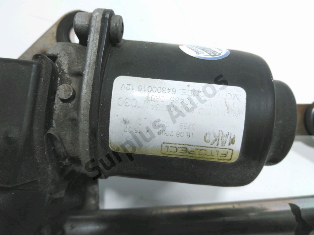 Mécanisme + moteur d'essuie glace avant