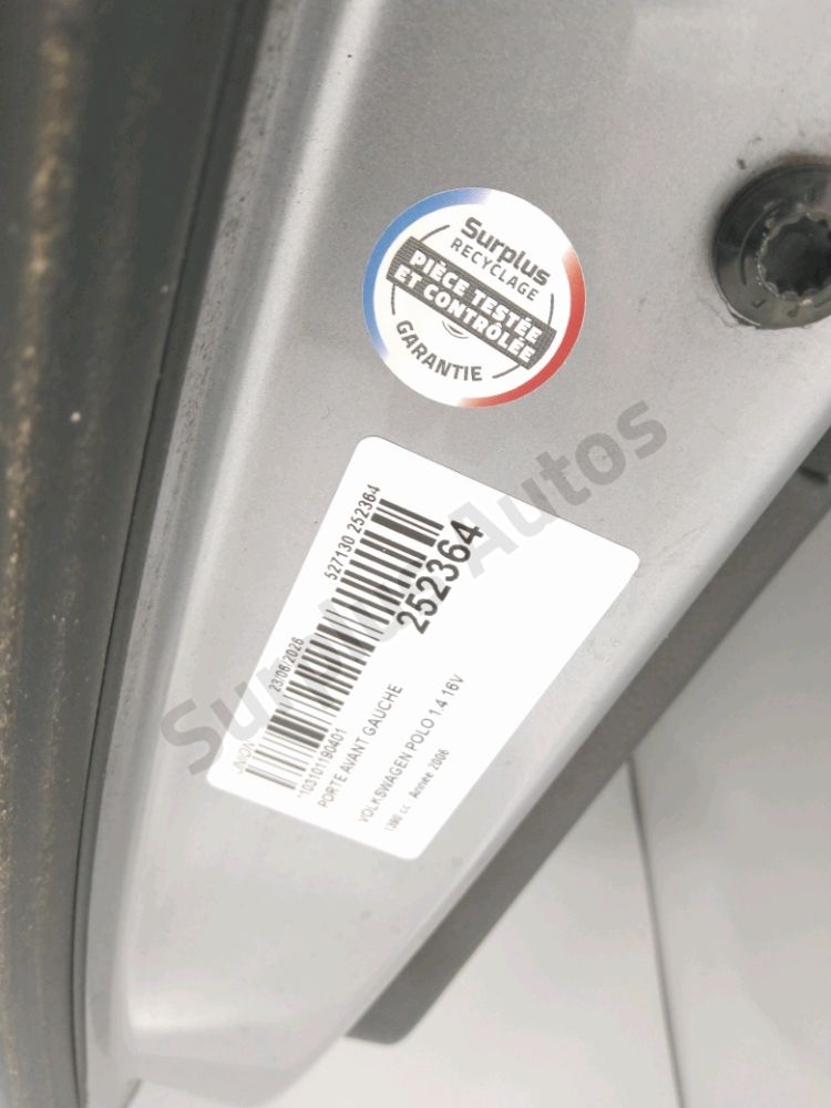 Porte avant gauche