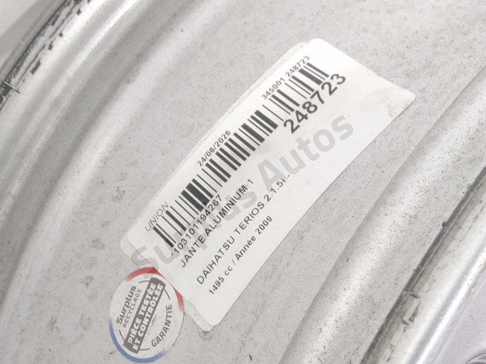 Jante aluminium
