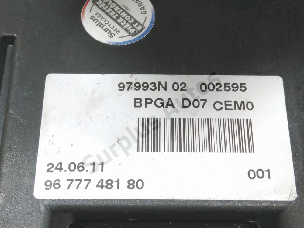 BPGA - Boitier Fusible Batterie