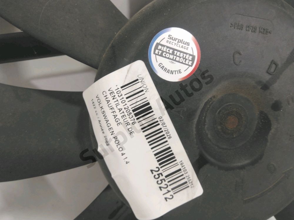 Ventilateur de chauffage