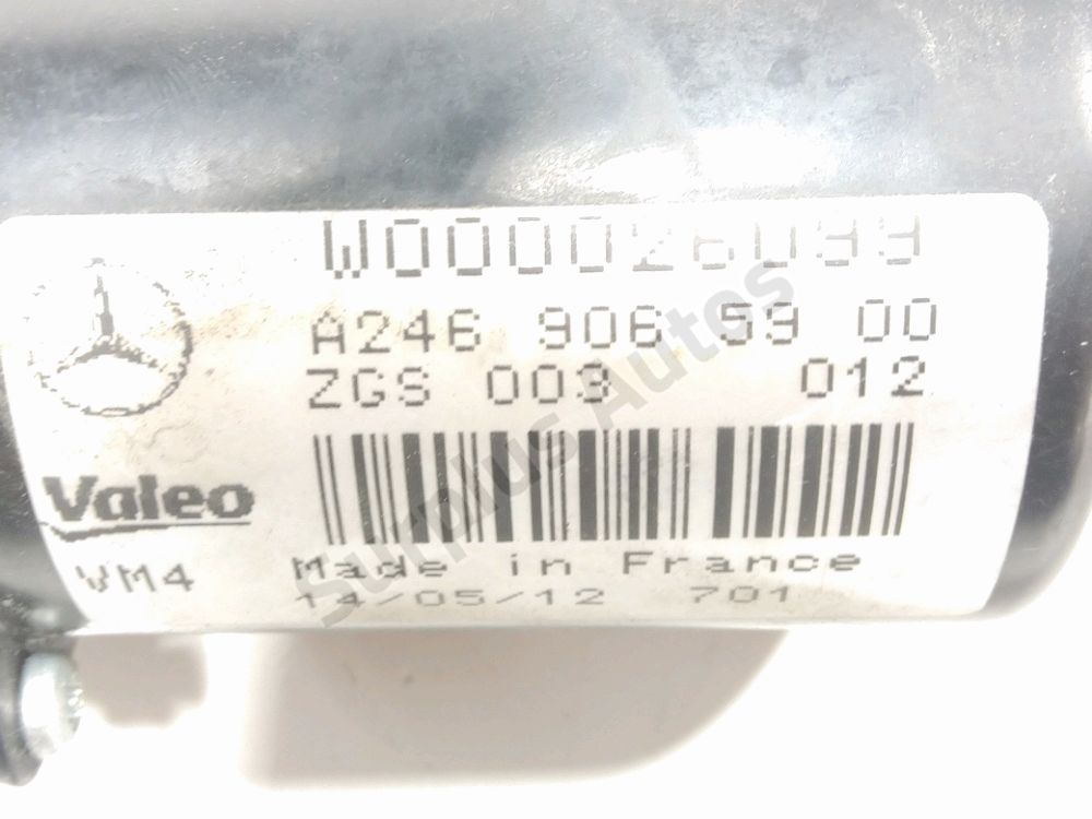 Mécanisme + moteur d'essuie glace avant